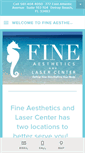 Mobile Screenshot of fineaesthetics.com